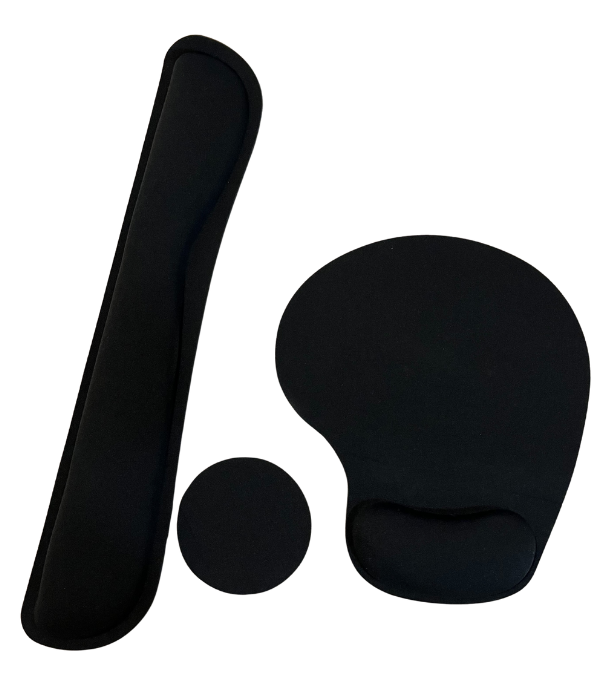 Hiirimatto rannetuella ja rannetuki näppäimistöä varten