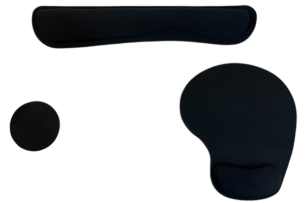 Hiirimatto rannetuella ja rannetuki näppäimistöä varten